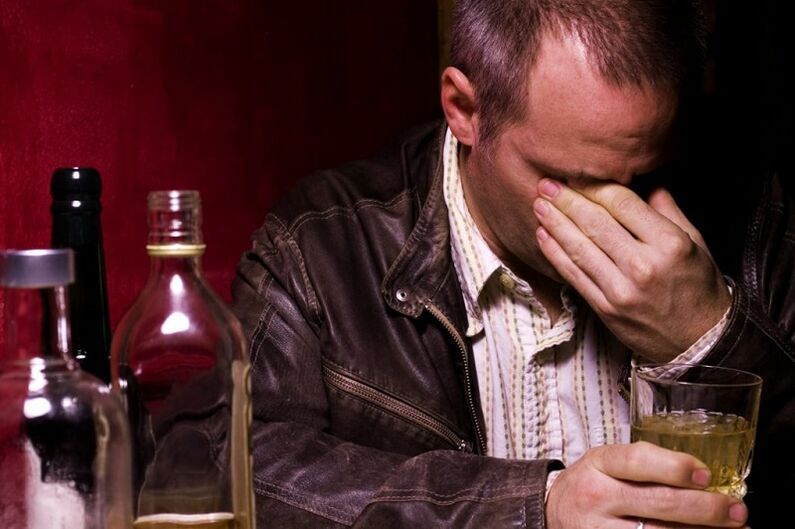 consumo de álcool como causa de prostatite aguda
