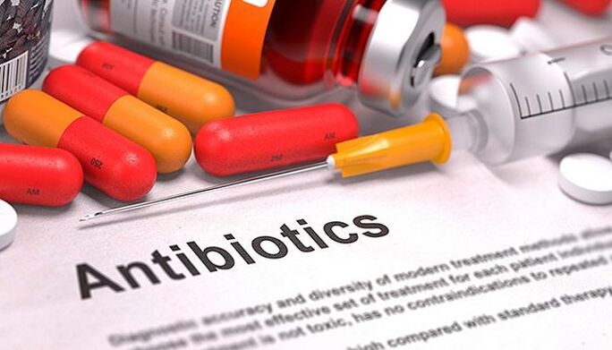 antibióticos para prostatite